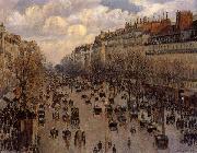 Camille Pissarro Boulevard Montaartre oil painting